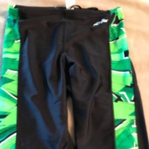 Dolfin Male Jammer Size 32 Black/green rn20868